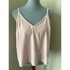 Old Navy Women's Size Large Pink Velvet Sleeveless Cami Tank -NWT